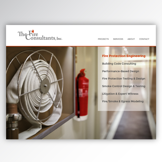 The Fire Consultants website